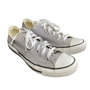 Converse Chuck Taylor All Star Ox Women's 9 Men's 7 Gray White Sneakers 147137F